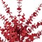 Vickerman 28" Red Artificial Eucalyptus Glitter Spray 2 per bag.